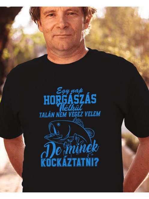 Vicces pecás póló_Horgászat nélkül