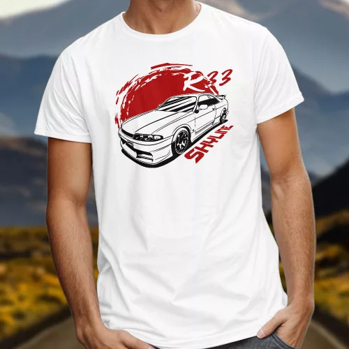Nissan_Skyline_R33_póló_Autós_pólók_