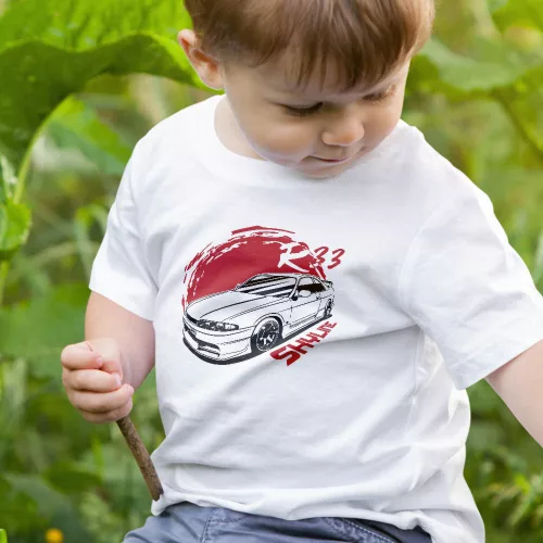 Nissan_Skyline_R33_póló_Autós_gyerek_pólók_