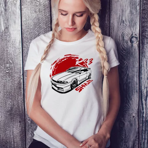 Nissan_Skyline_R33_női_póló_Autós_pólók_