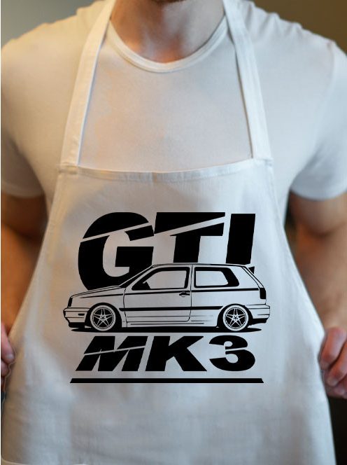 Volkswagen GTI Mk3 kötény_VW ajándékok 