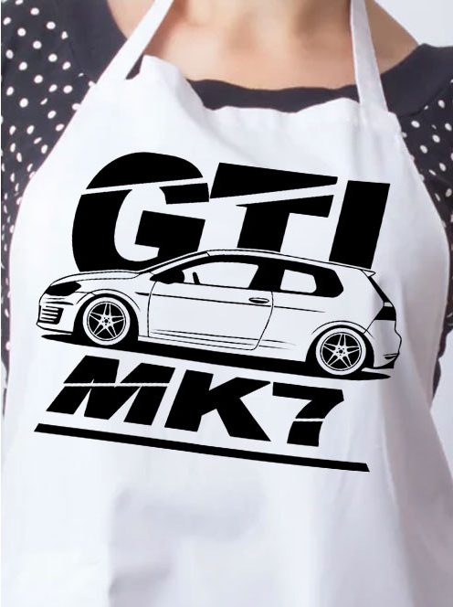 Autós kötény_Volkswagen GTI Mk7