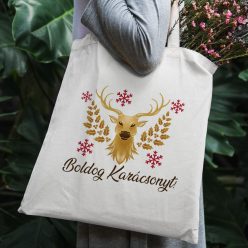 Ünnepi_szarvasos_táska_Boldog_karácsonyt_