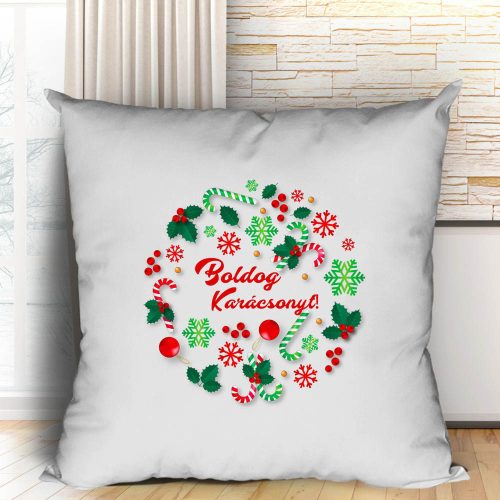 Karácsonyi_mintás_párna_Boldog_Karácsonyt_