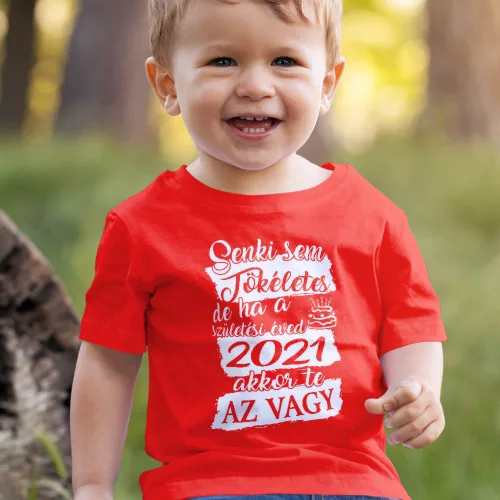 Egyedi_szülinapi_gyerek_póló_Tökéletes_vagy_