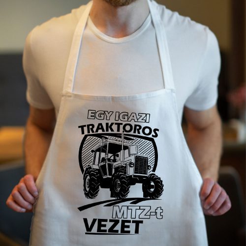 Ajándék_traktorosoknak_MTZ-t_vezet_kötény_