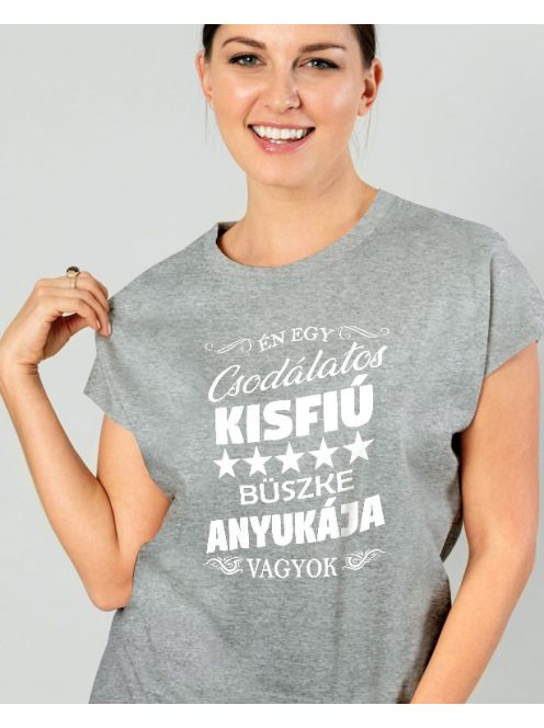 Női póló anyukáknak_Csodálatos kisfiú