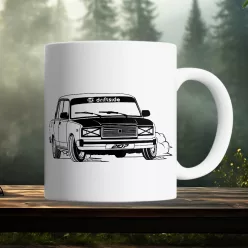 Ladás_ajándék_Lada_2107_Drift_bögre_