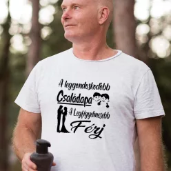 Póló_apának_Apák_napi_ajándék_Családapa_és_férj