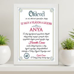 Anyák_napi_oklevél_Falikép_édesanyáknak_