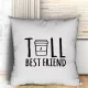 Ajándék_barátoknak_Tall_Best_Friend_párna