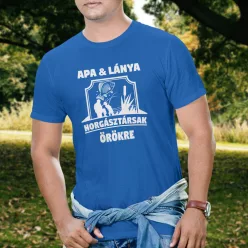 Apa-lánya_ajándék_Apa_és_lánya_horgásztársak_póló