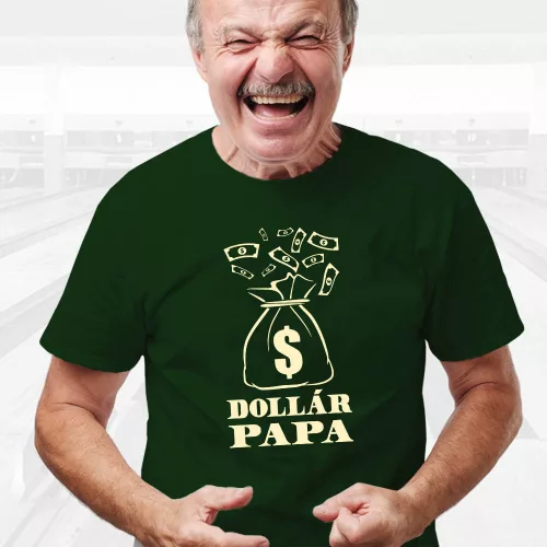 Vicces_póló_Dollár_papa_póló_
