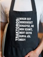 Vicces kötény traktorosnak_Mikor egy sebességet kihagysz