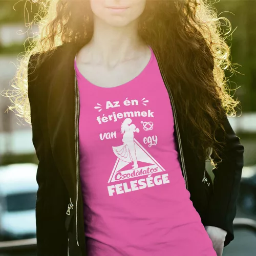 Női_póló_feleségeknek_Csodálatos_feleség_