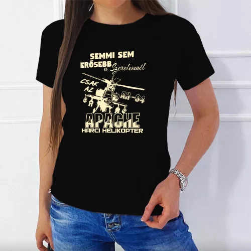 Apache_helikopteres_női_póló_Erősebb_a_szerelemnél