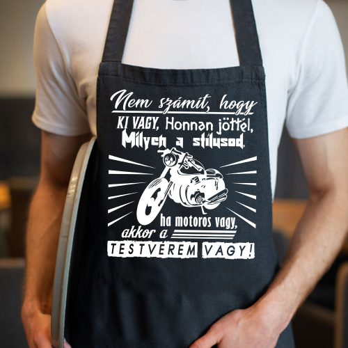 Kötény_motorosoknak_Testvérem_vagy_