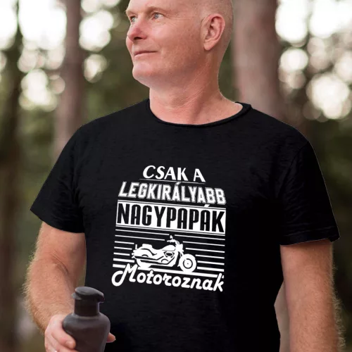 Ajándék_nagypapának_Motoros_póló_nagypapának