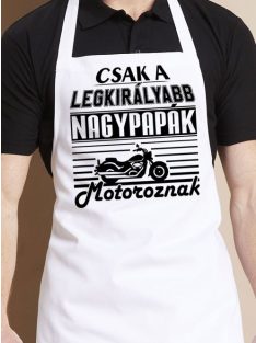 Ajándék nagypapának_Motoros kötény nagypapának