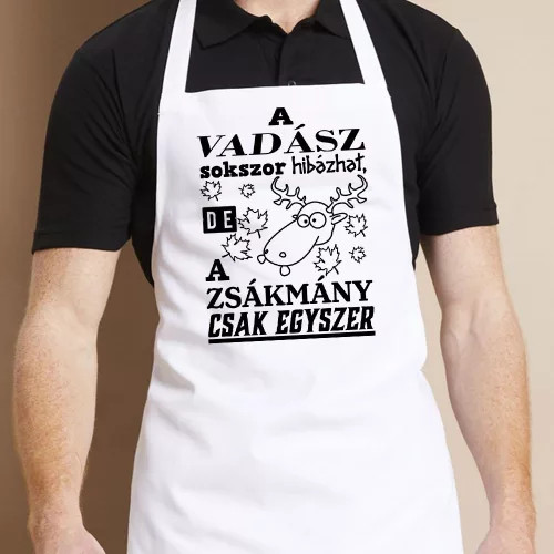 Vicces_kötény_vadásznak_A_vadász_sokszor_hibázhat