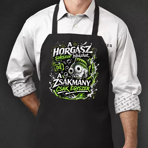 Kötény horgászoknak - A horgász sokszor hibázhat... 