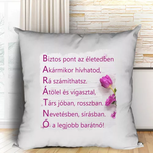 Párna__barátnőnek_Ajándék_barátnőnek_