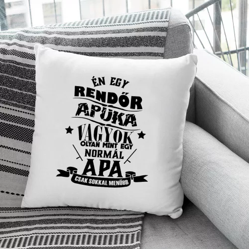 Párna_rendőr_apukáknak_Ajándék_rendőröknek_