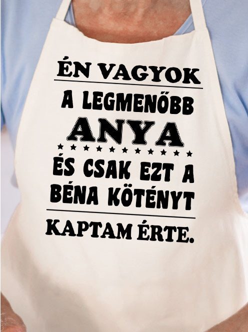 Ajándék anyának_Vicces kötény édesanyáknak