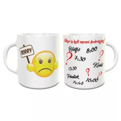 Ajándék_fodrásznak_Vicces_időpontos_bögre_