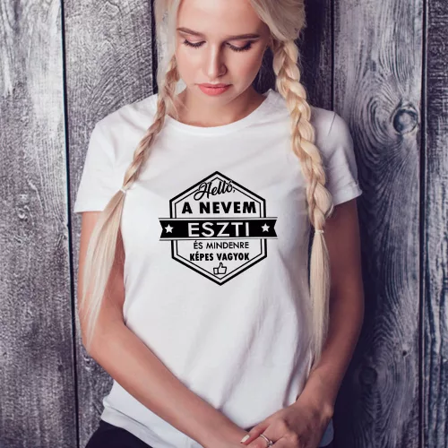 Neves_póló_Egyedi_női_póló_saját_névvel_