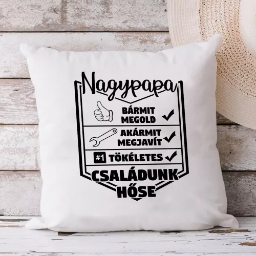 Ajándék_nagyszülőnek_Párna_nagypapának_