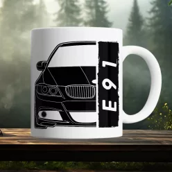 BMW_ajándék_BMW_E91_bögre_