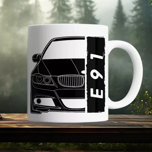 BMW_ajándék_BMW_E91_bögre_