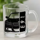 BMW_ajándék_BMW_E91_bögre_