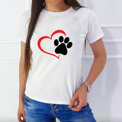 Kutyás_női_póló_Love_dog_