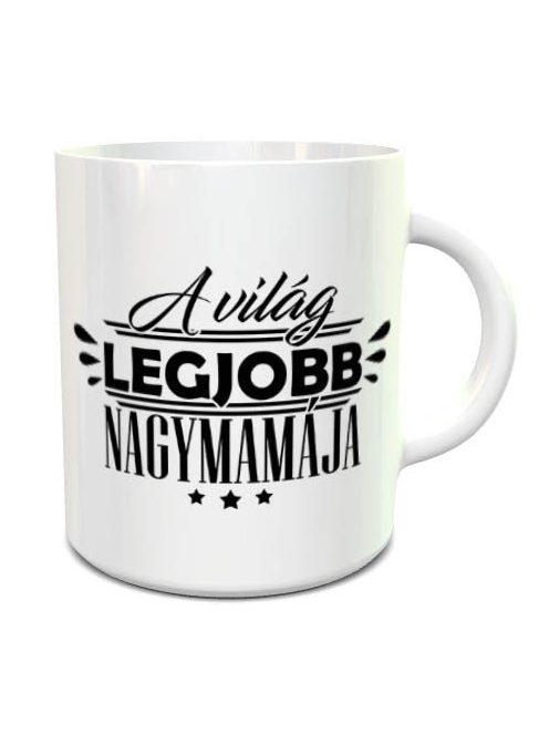 Ajándék nagymamáknak_Legjobb nagymama bögre