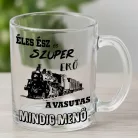 Ajándék_vasutasnak_Éles_ész_és_szuper_erő_vasutas_bögre