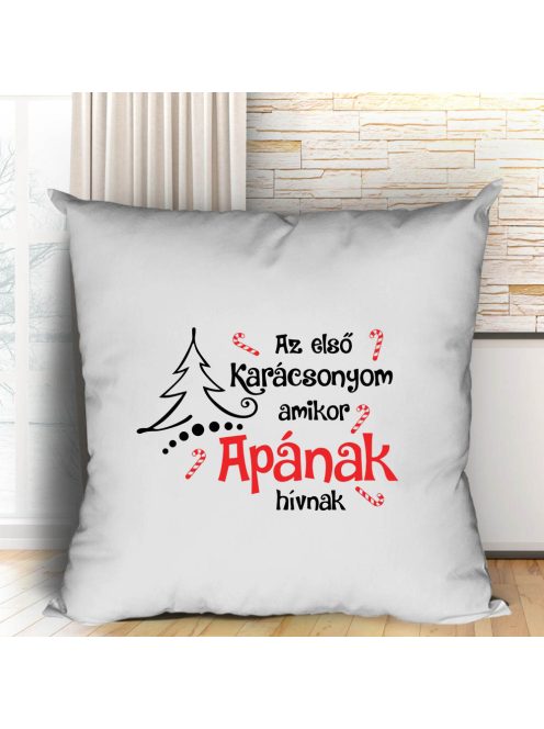 Karácsonyi párna apáknak_ Webshop