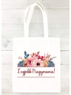 Vászontáska nagymamának_ Webshop