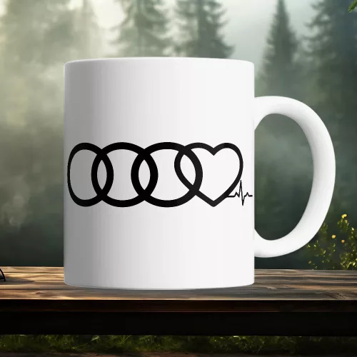Audi_ajándék_I_Love_Audi_feliratos_bögre_