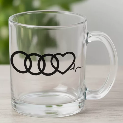 Audi_ajándék_I_Love_Audi_feliratos_bögre_