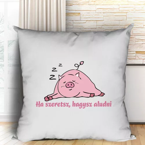 Vicces_malacos_párna_Szeretsz_hagysz_aludni_