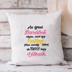 Párna_igazi_barátnőnek_Ajándék_barátnőnek_