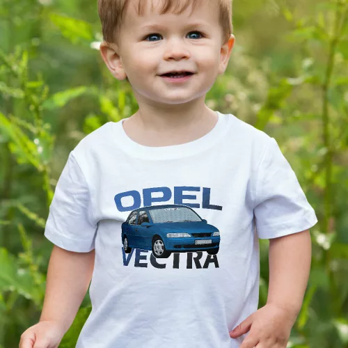 Opel_Vectra_gyerek_póló_Ajándék_autósoknak_