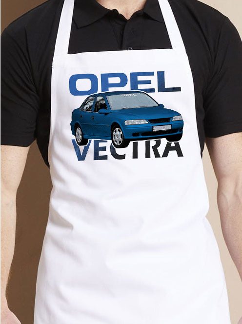 Opel Vectra kötény_Ajándék autósoknak