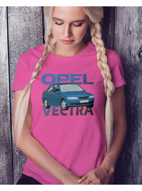 Autós női póló - Opel Vectra 
