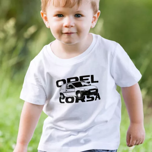 Opel_Corsa_gyerek_póló_Ajándék_autósoknak_