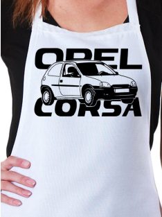Opel Corsa kötény_Ajándék autósoknak 