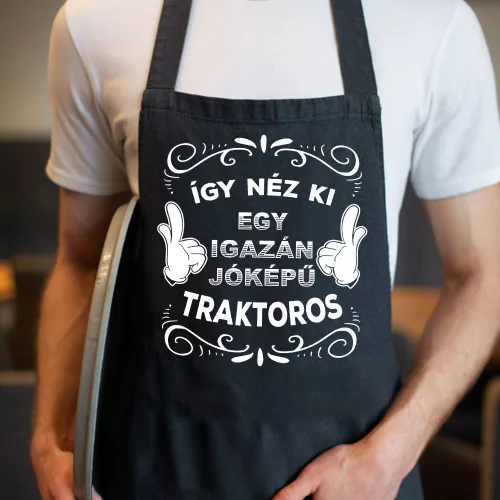 Ajándék_férfiaknak_Jóképű_traktoros_kötény_