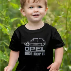 Opeles_gyerek_póló_Opel_sose_kop_el_